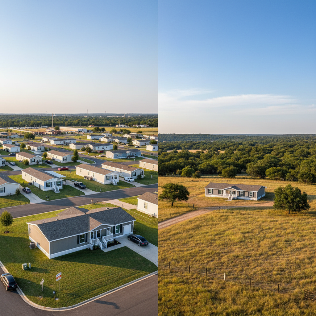 Mobile Home Park vs. Private Land: Which Is Right for You?