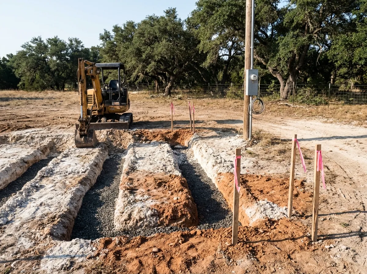 Putting a Manufactured Home on Family Land in Texas: Septic, Utilities and County Permits